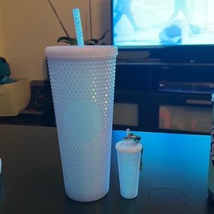 Purple iridescent Tumblr and ornament